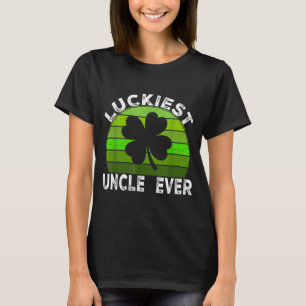 T-shirt Tante la plus chanceuse shamrocks jour de saint pa