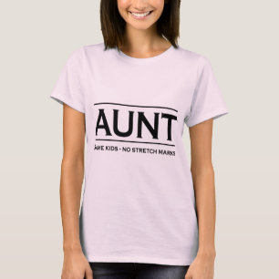 T-shirt Tante. Les mêmes enfants, pas vergetures