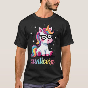 T-shirt Tante Licorne Tante qui fait le dab Unicorn Tatie 