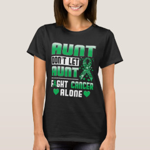 T-shirt Tante Ne laissez pas Tante combattre seul le cance