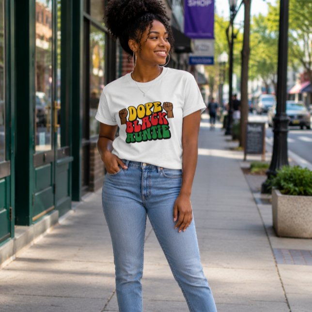 T-shirt Tante Noire Géniale (Créateur téléchargé)