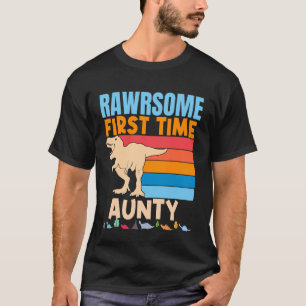 T-shirt Tante pour la première fois Incroyable Tante Dinos