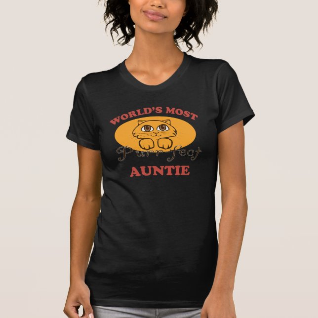 T-shirt Tante Purr-fect (Devant)