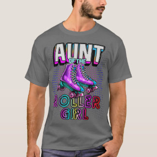 T-shirt Tante Roller Girl Roller Skating Birthday Matchi