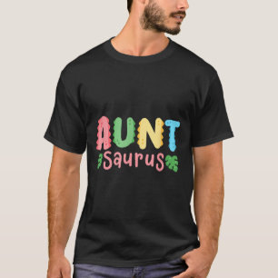 T-shirt Tante Saurus Enfants Dinosaur Anniversaire Fête Fa