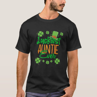T-shirt Tante St Patrick Day Luckiest Tante Jamais St Patr