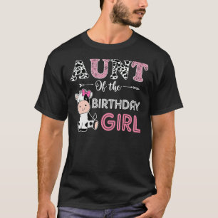 T-shirt Tante Vache Agriculture Anniversaire Fille Barnyar