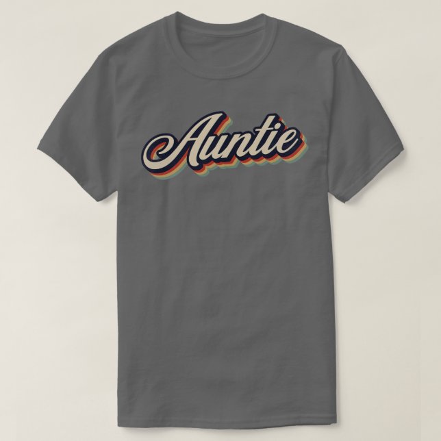 T-shirt Tante Vintage rétro (Design devant)