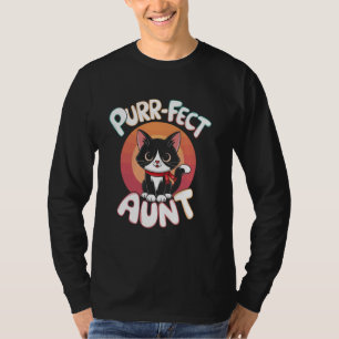 T-shirt Tantes amoureuses de chats mignon félin ronronneme