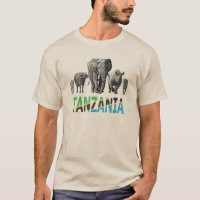 Tanzania Pride Big 5 Wildlife pour les fans de Tan
