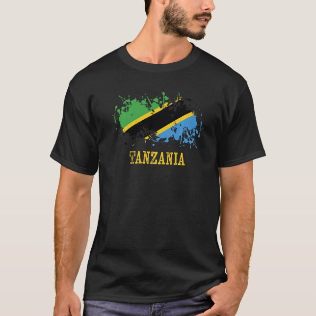 T-shirt Tanzanian enthusiasts for Tanzania and Tanzania   (Devant)