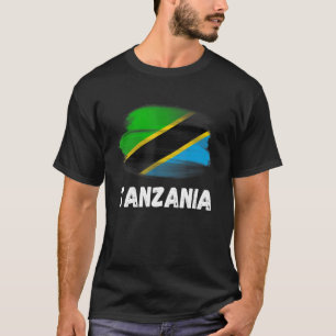 T-shirt Tanzanie Flag Pride Retro Tanzanien Flag Family Ma