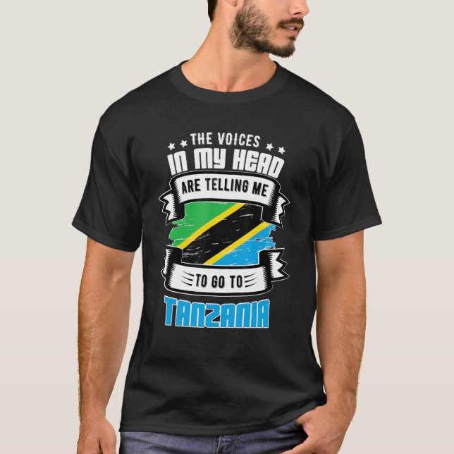 T-shirt Tanzanie In My Head (Devant)