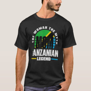 T-shirt Tanzanie Tanzanie Mère Drapeau Tanzanie