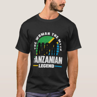 T-shirt Tanzanie Tanzanie Mère Drapeau Tanzanie