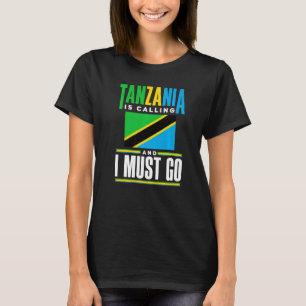 T-shirt Tanzanie Tanzanien Drapeau de la Tanzanie La Tanza