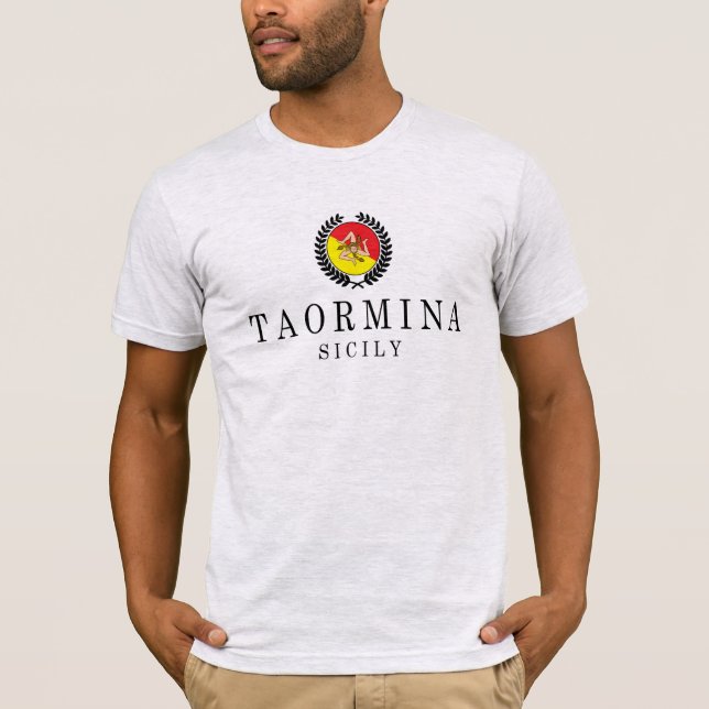 T-shirt Taormine Sicile (Devant)