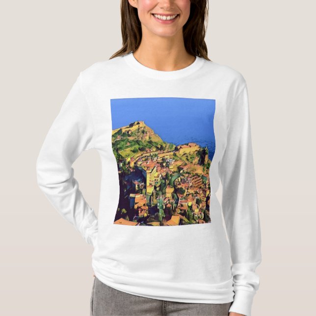 T-shirt TAORMINE - Sicile - (Devant)