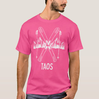 T-shirt Taos New Mexico State Mountain Ski Snowboard