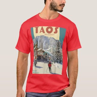 T-shirt Taos Ski Valley New Meico USA Travel Snow Ski A