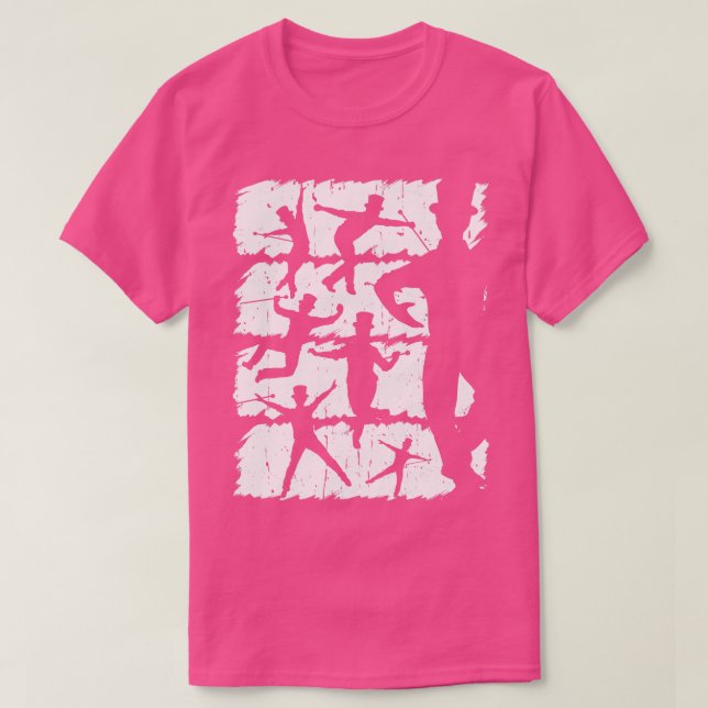 T-shirt Tap Dancer Silhouette Danser (Design devant)