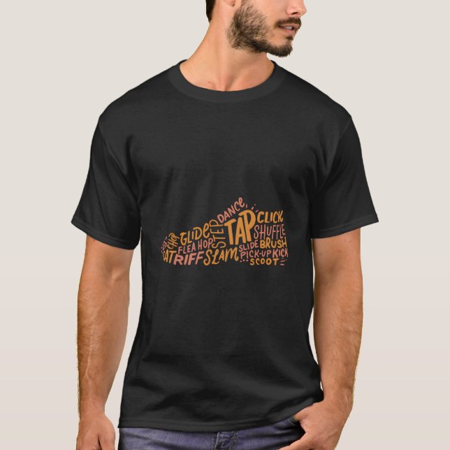 T-shirt Tap Dancing Chaussure Termes - Tap Dance Fun Tap D (Devant)