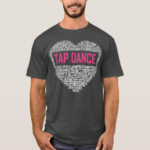 T-shirt Tap Danse Amour Coeur