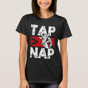 T-shirt Tap Nap BJJ Arts Martiaux Grapplers Jiu-J Brésilie