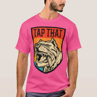 T-shirt Tap Tha Pitbull Fumant un Cigare
