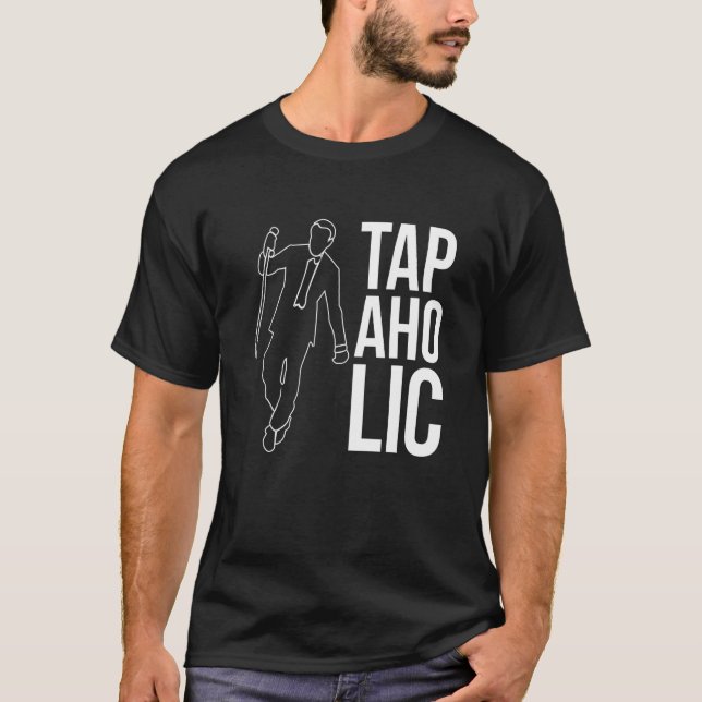 T-shirt Tapaholic Tap Dancer (Devant)