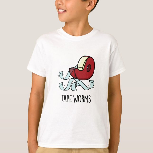 T-shirt Tape Vers Drôles de Blagues de Ruban Adhésif  (Devant)