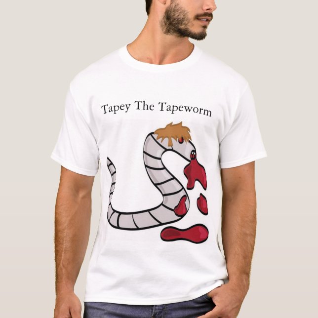 T-shirt Tapey le ténia (Devant)