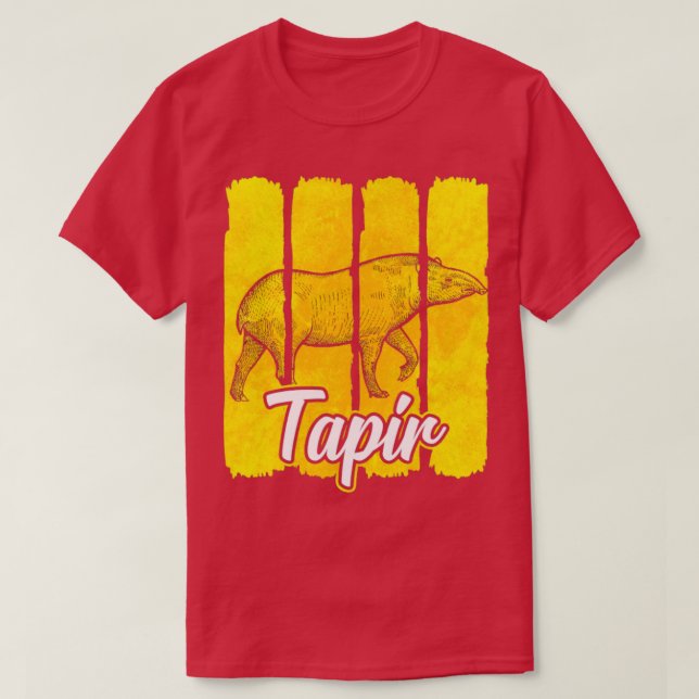 T-shirt Tapir animal (Design devant)