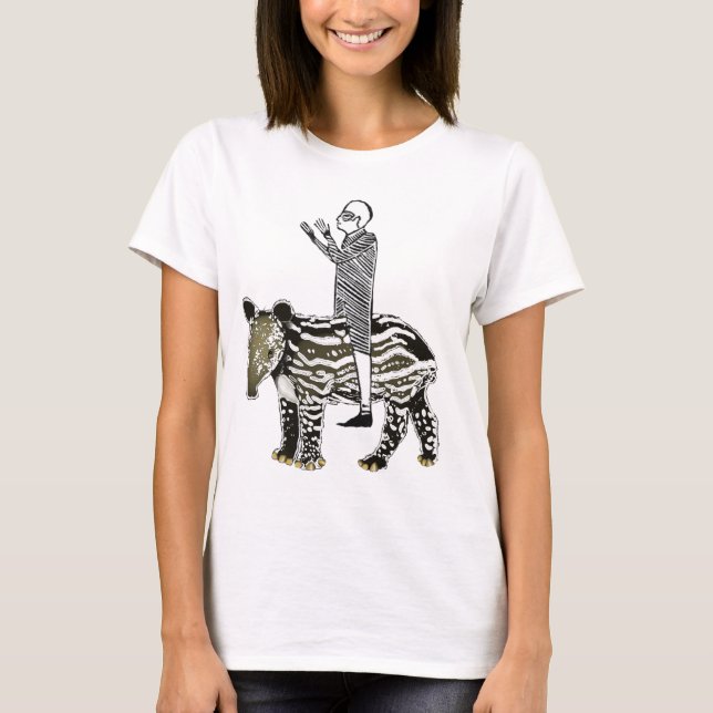 T-shirt Tapir d'em de tour (Devant)