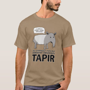 T-shirt Tapir drôle et mignon mais désagréable