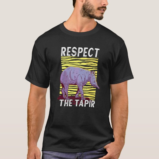 T-shirt Tapir Environnement Forêt tropicale (Devant)