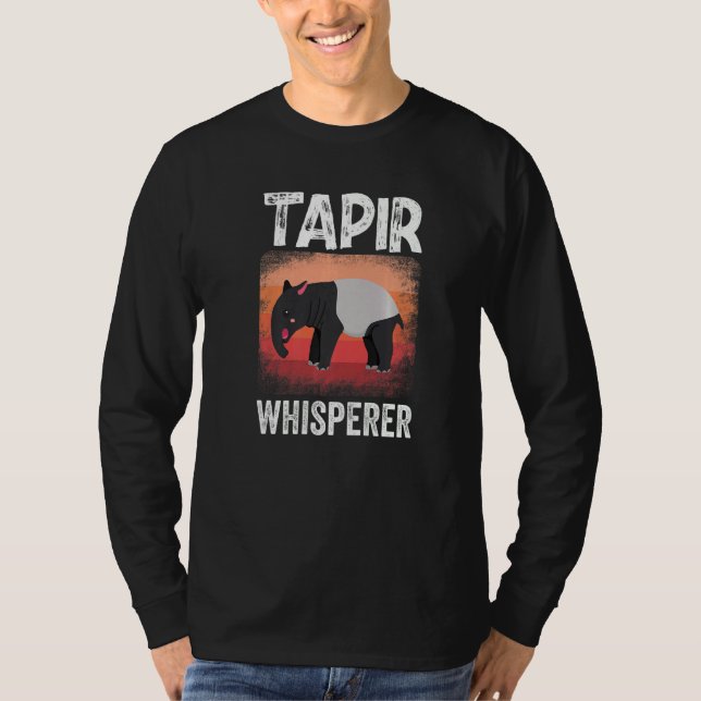 T-shirt Tapir Whisperer Mammal From South America Wildlife (Devant)