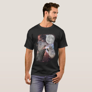 T-shirt Tapirs Trois Lunes Drôle Mignonne Tapir Parodie T