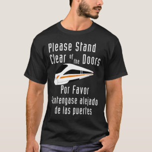 T-shirt Tapis de monorail drôle, veuillez vous éloigner de
