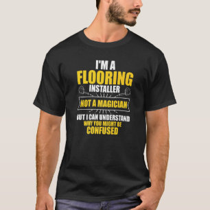 T-shirt Tapis de sol humoristique Tapisserie ouvrier Collè