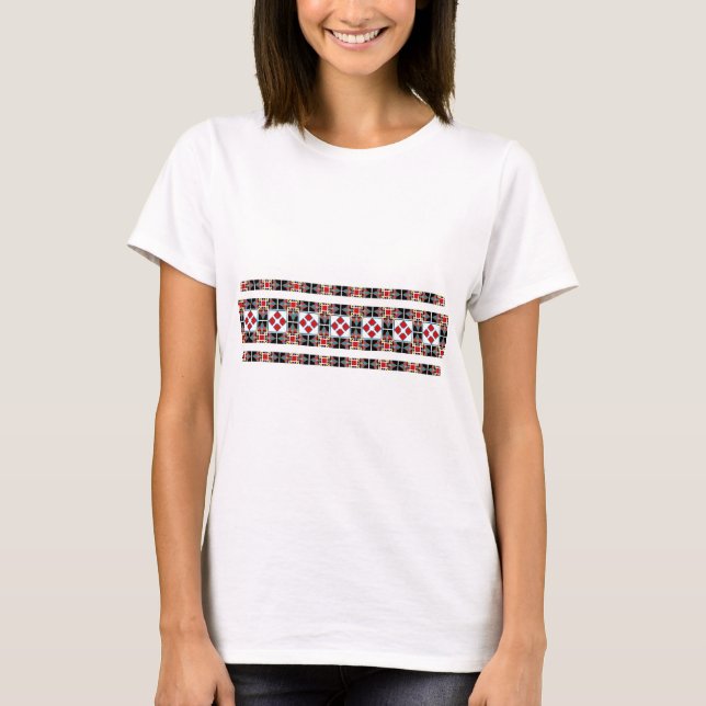 T-shirt Tapis de yoga Mosaic (Devant)