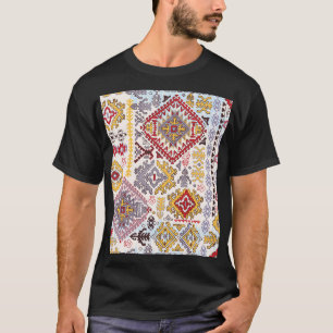 T-shirt Tapis indien, paisley mandala, yoga
