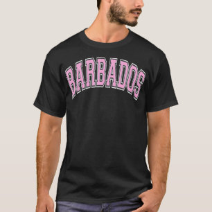 T-shirt Tapis rose style barbadien