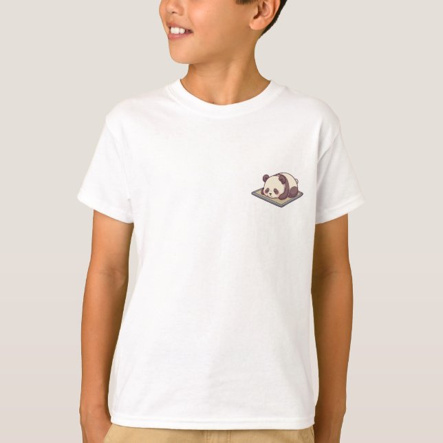 T-shirt Tapis Tissé Panda Dodo Enfants (Devant)