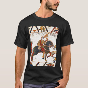 T-shirt Tapisserie de Bayeux Scène 2 Chevaux Angleterre an
