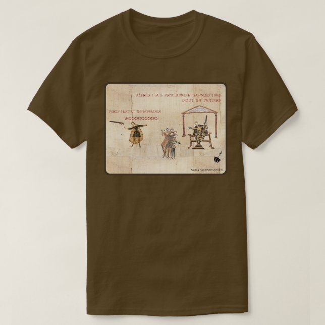 T-shirt Tapisserie de Bayeux Skywalker (Design devant)