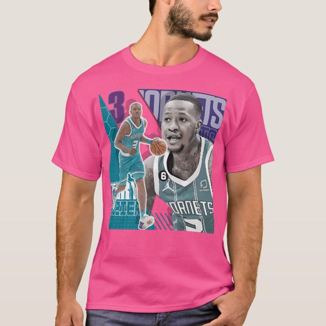 T-shirt Tapisserie de chemise de basket-ball Terry Rozier (Devant)