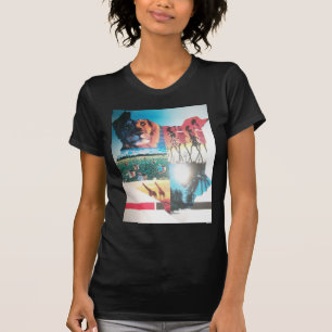 T-shirt Tapisserie kenyane : Faune, culture et plage côtiè