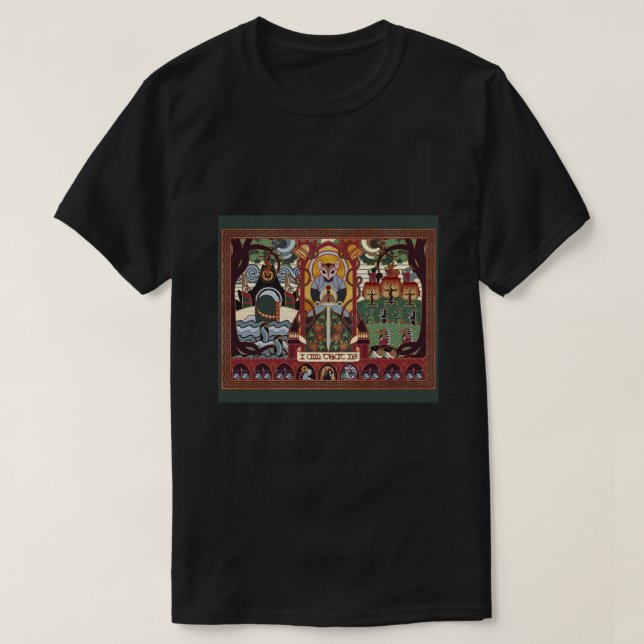 T-shirt Tapisserie Redwall - Martin Le Guerrier - JE SUIS  (Design devant)