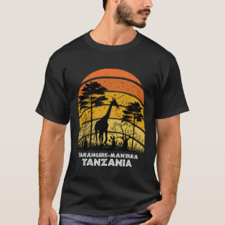 T-shirt Tarangire-Manyara, Tanzanie Parc national de safar
